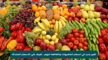 تغير جديد في أسعار الخضروات والفاكهة اليوم.. تعرف على الأسعار المحدثة